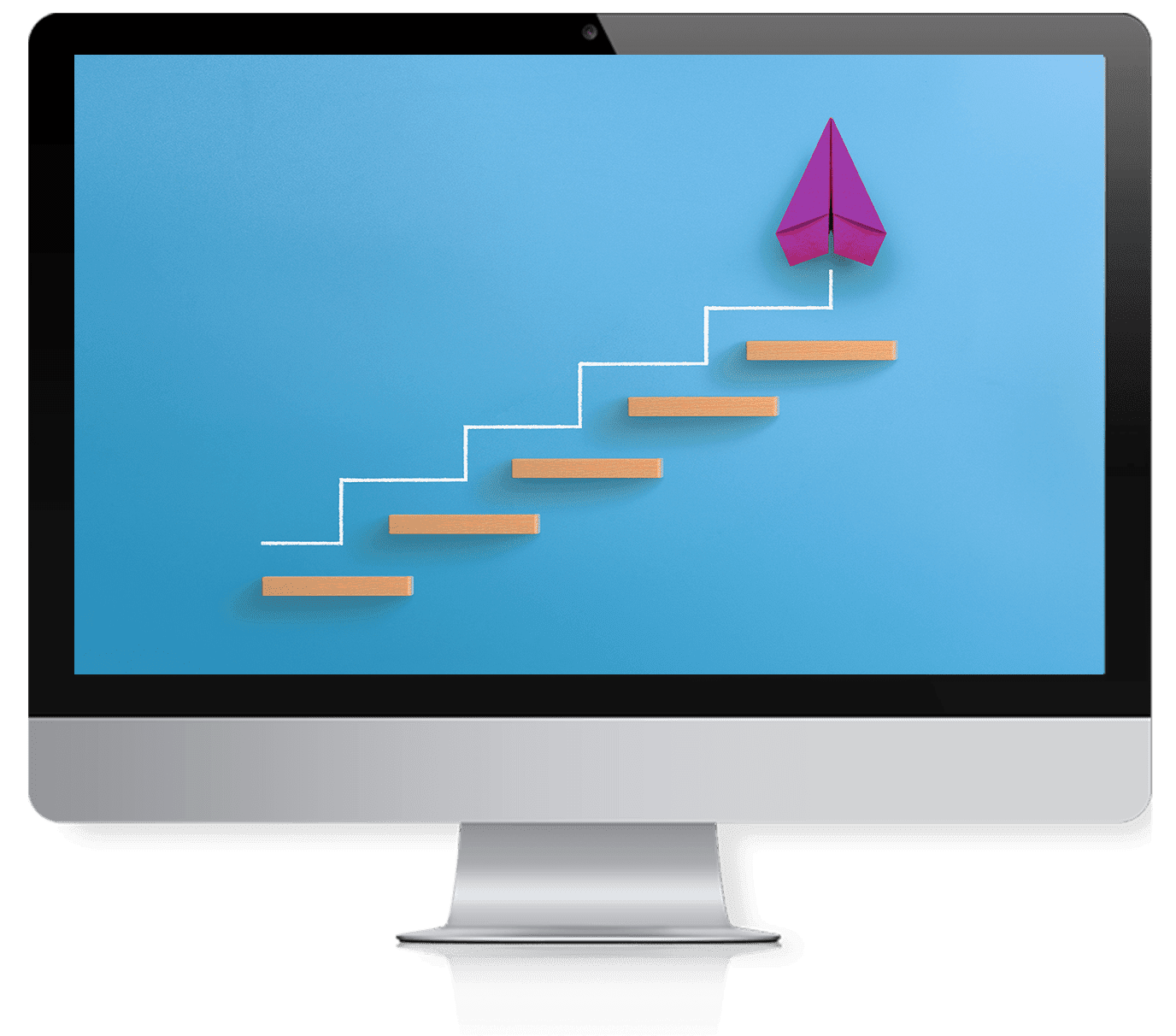 wooden stairs in desktop